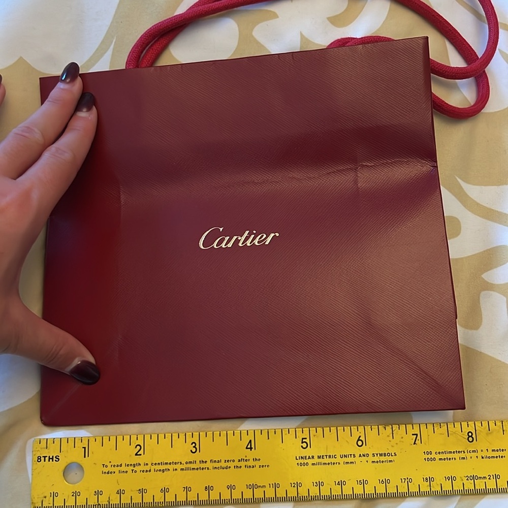 Cartier red small shopping bag - Picture 4 of 5